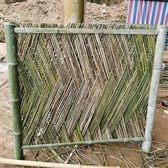竹篱笆围栏 绿色仿竹护栏 竹栅栏 生产定制厂家