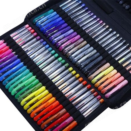 H&B中性笔水彩笔240件套装120色荧光笔闪光笔现货批发绘画填色diy